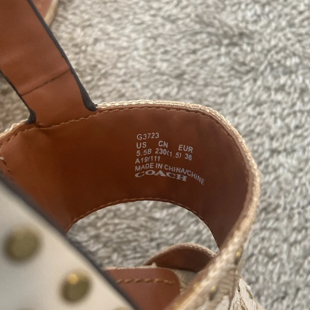 Coach sandals